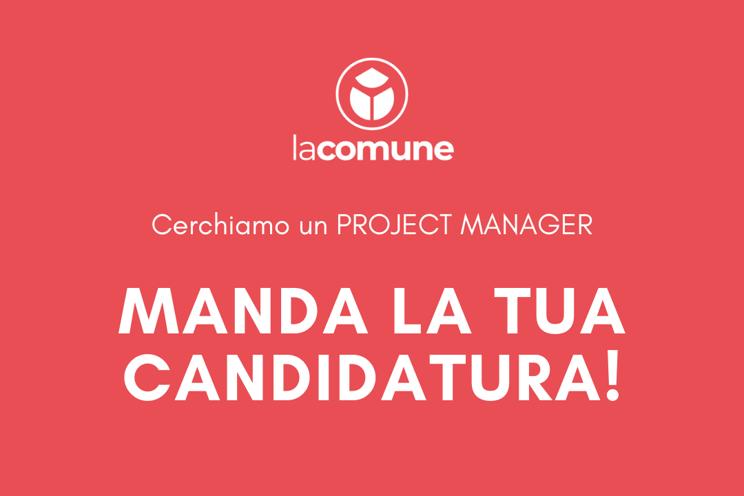 Cerchiamo un PROJECT MANAGER